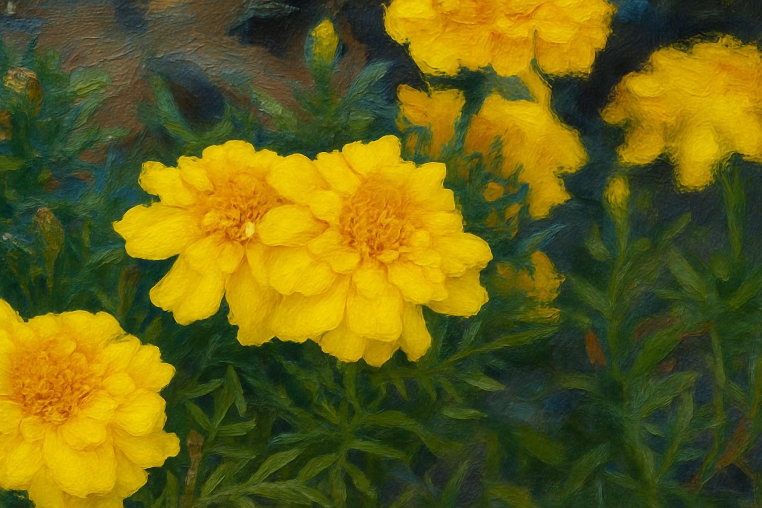 Marigolds in the Morning